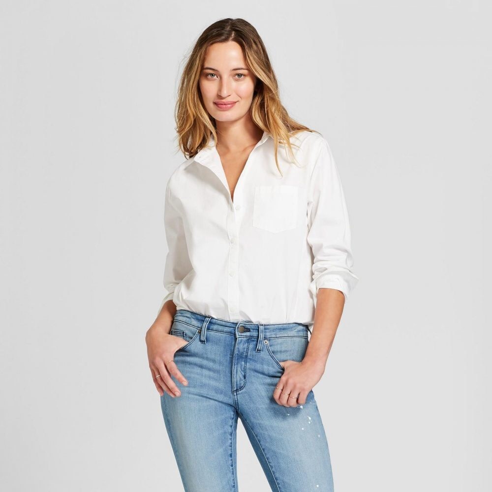 Universal Thread Long Sleeve Alamosa Poplin Shirt